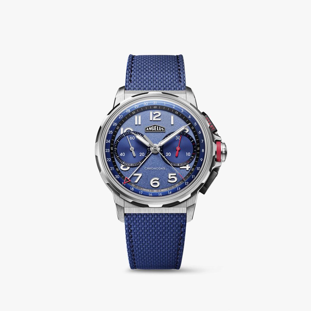 Chronodate Titanium Blue (Limited Edition - 25 pieces) made by Angelus