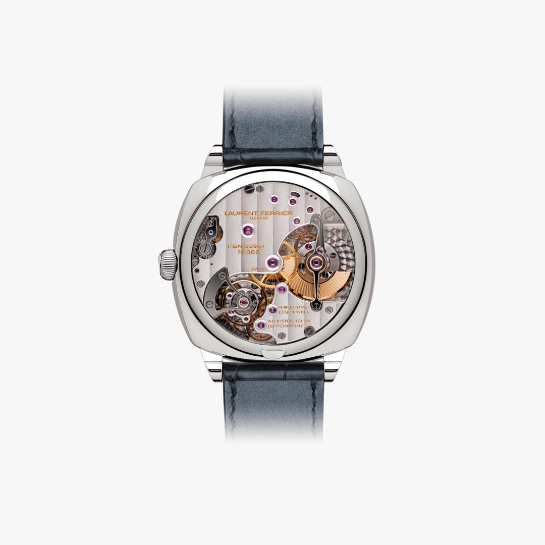 Square Micro‑Rotor
Blue made by Laurent Ferrier