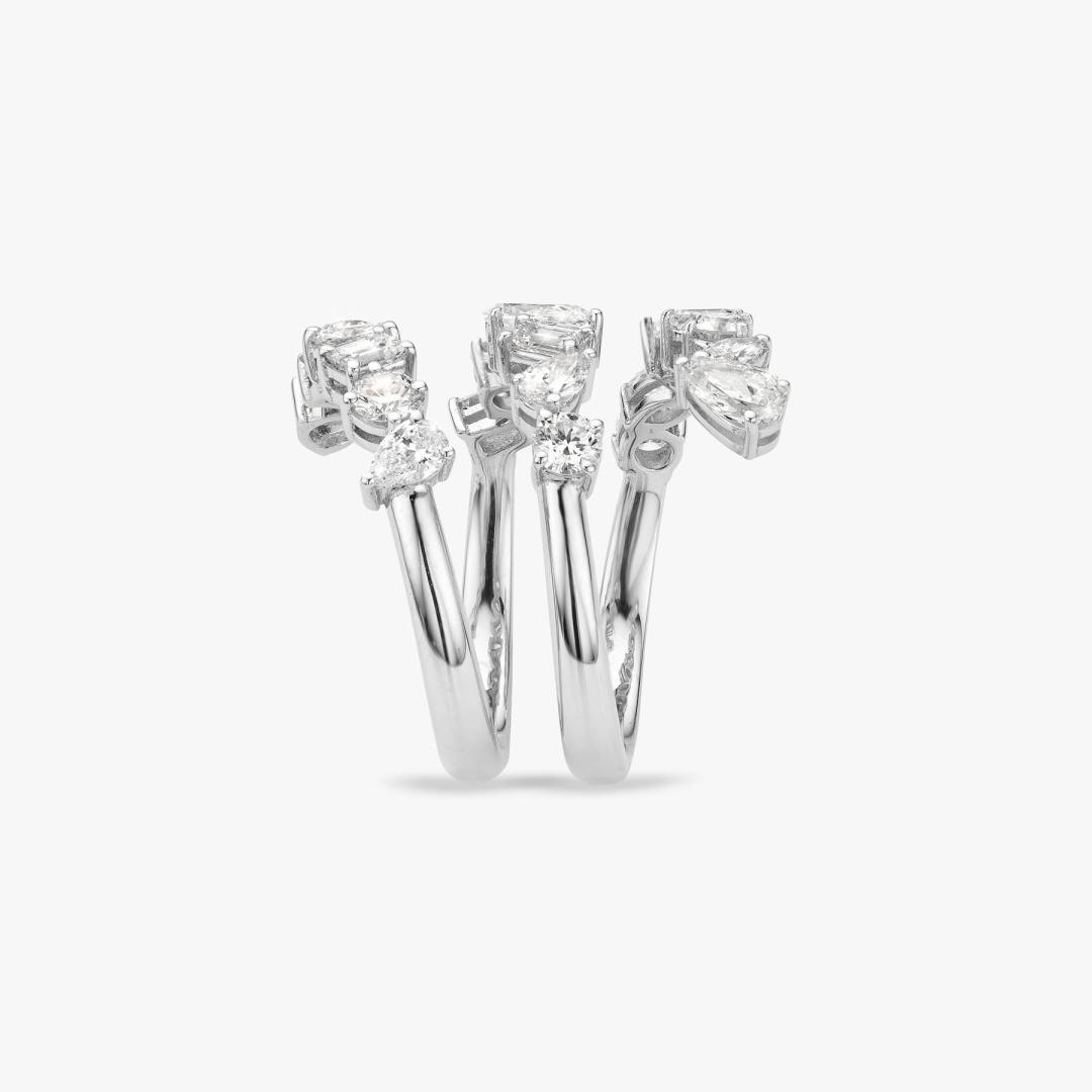 Bague en diamant multiforme (2,63 cts) made by Atelier Wittmann