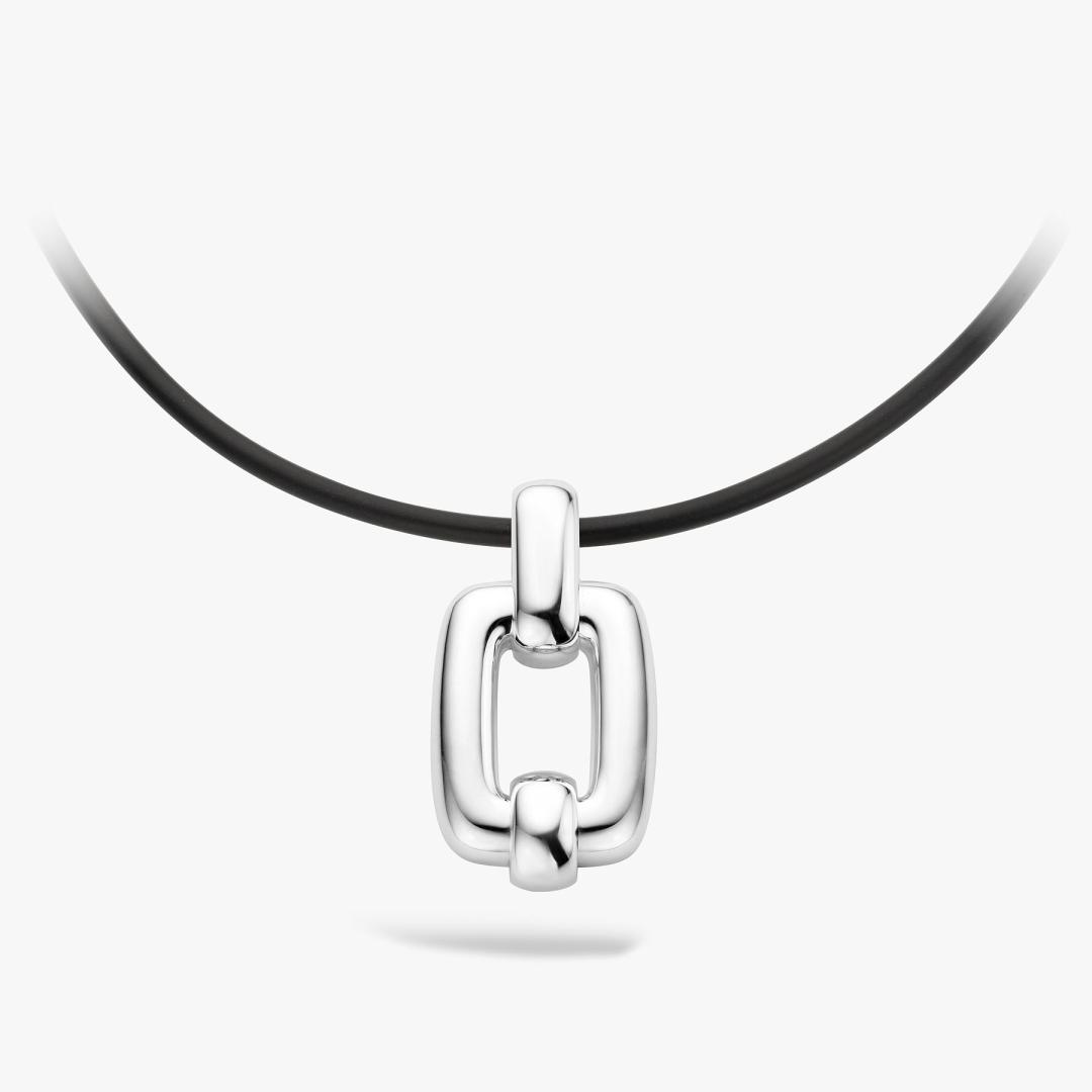 Silver necklace Link made by Maison De Greef