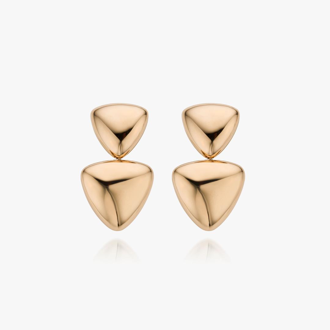 Freccia earrings in rose gold  made by Vhernier